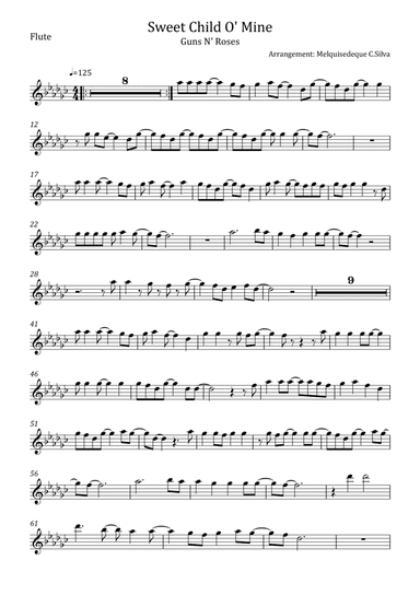 Sweet Child O' Mine (arr. Melquisedeque C.Silva)