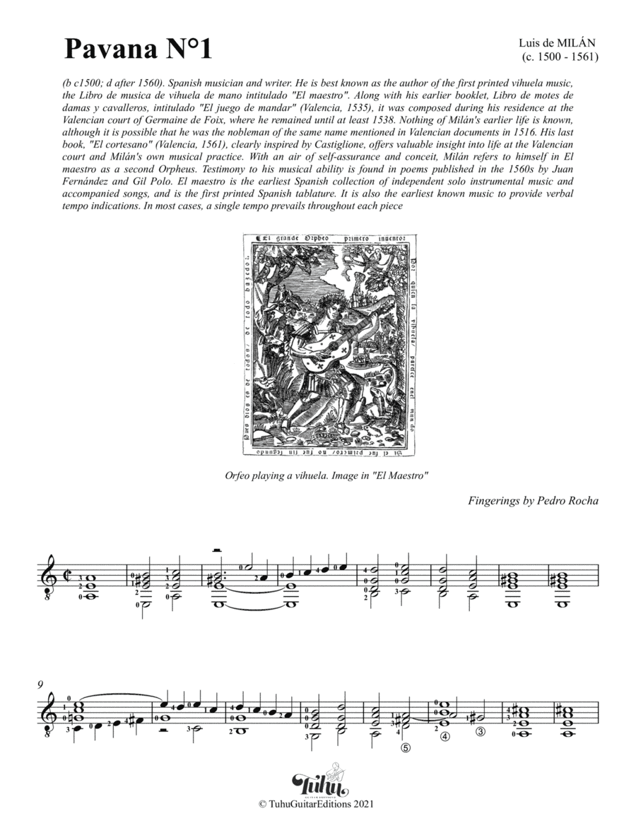 Pavana N°1 (arr. Pedro Rocha)