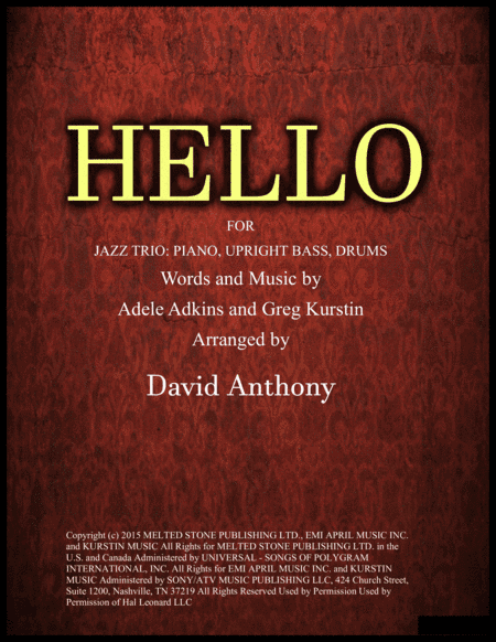 Hello (arr. David Anthony)