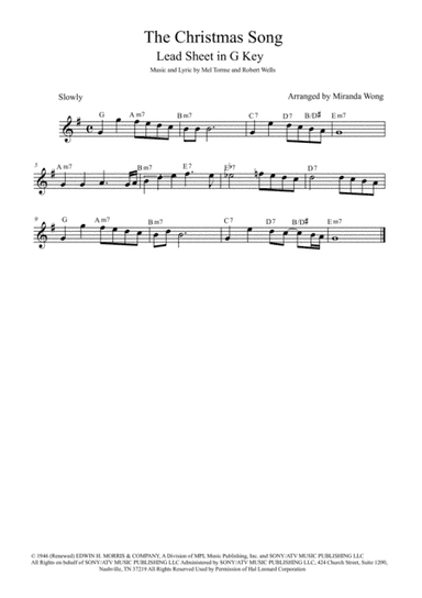 The Christmas Song (Chestnuts Roasting On An Open Fire) (arr. Miranda Wong)