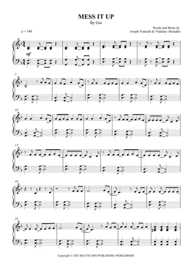 Mess It Up (arr. SCMusic)