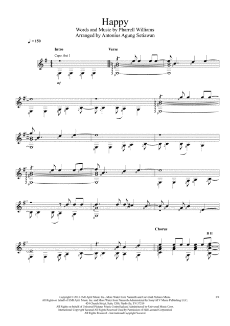 Happy (arr. Antonius Agung Setiawan)