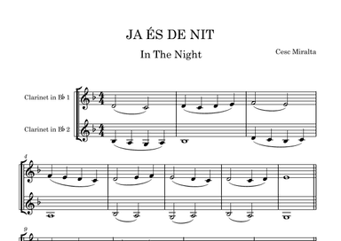 JA E´S DE NIT Cl Duet