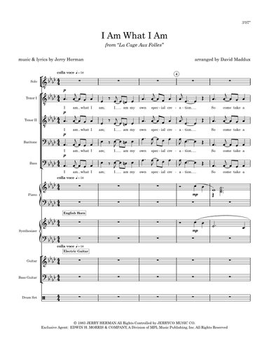 I Am What I Am (arr. David Maddux)