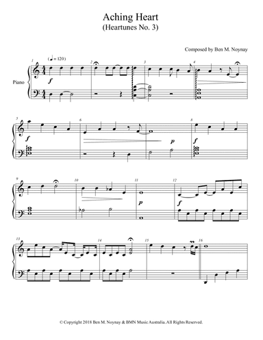 Aching Heart - Heartunes No. 3