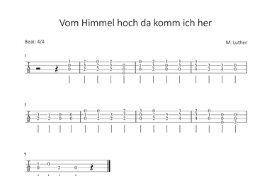 Vom Himmel hoch da komm ich her (arr. Bettina Schipp)