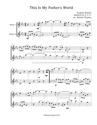 This Is My Father's World (arr. Melody Shipley)