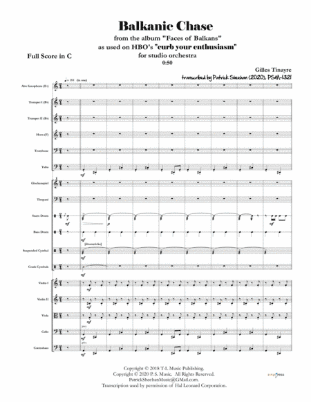 Bang Bang (my Baby Shot Me Down) (arr. Patrick Sheehan)