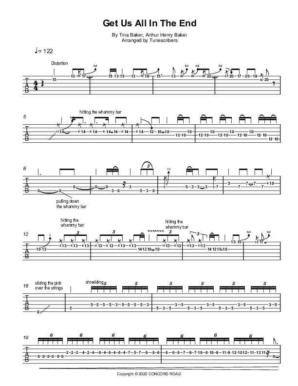 Gets Us All In The End (arr. Tunescribers)