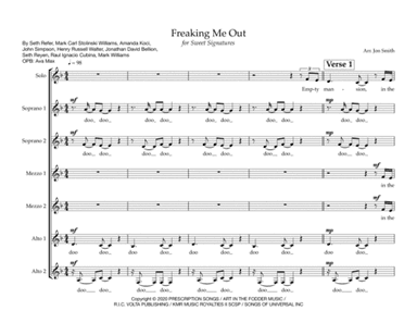 Freaking Me Out (arr. Jon Smith)