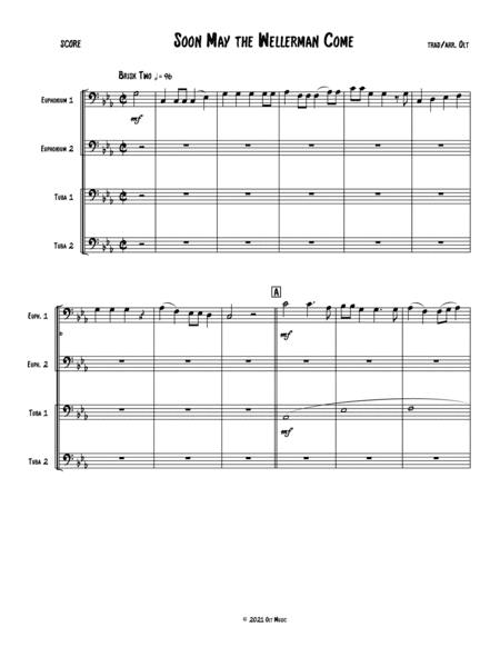 Soon May the Wellerman Come (arr. Tim Olt)