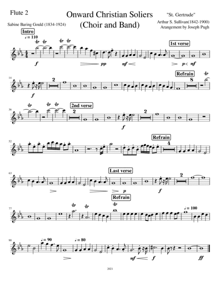 Onward Christian Soldiers (for Band and Choir) (arr. Joseph Pugh)