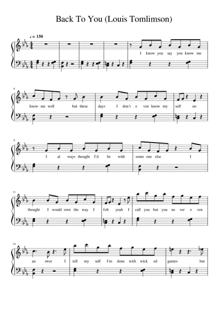Back To You (arr. JuancyLop)