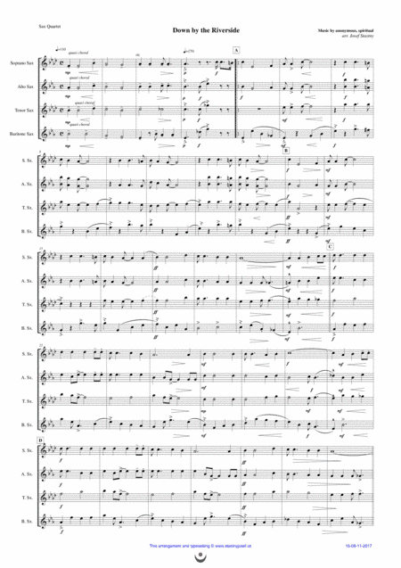Down by the Riverside (arr. Josef STASTNY)