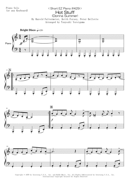 Hot Stuff (arr. Tsuyoshi Yoroiguma)