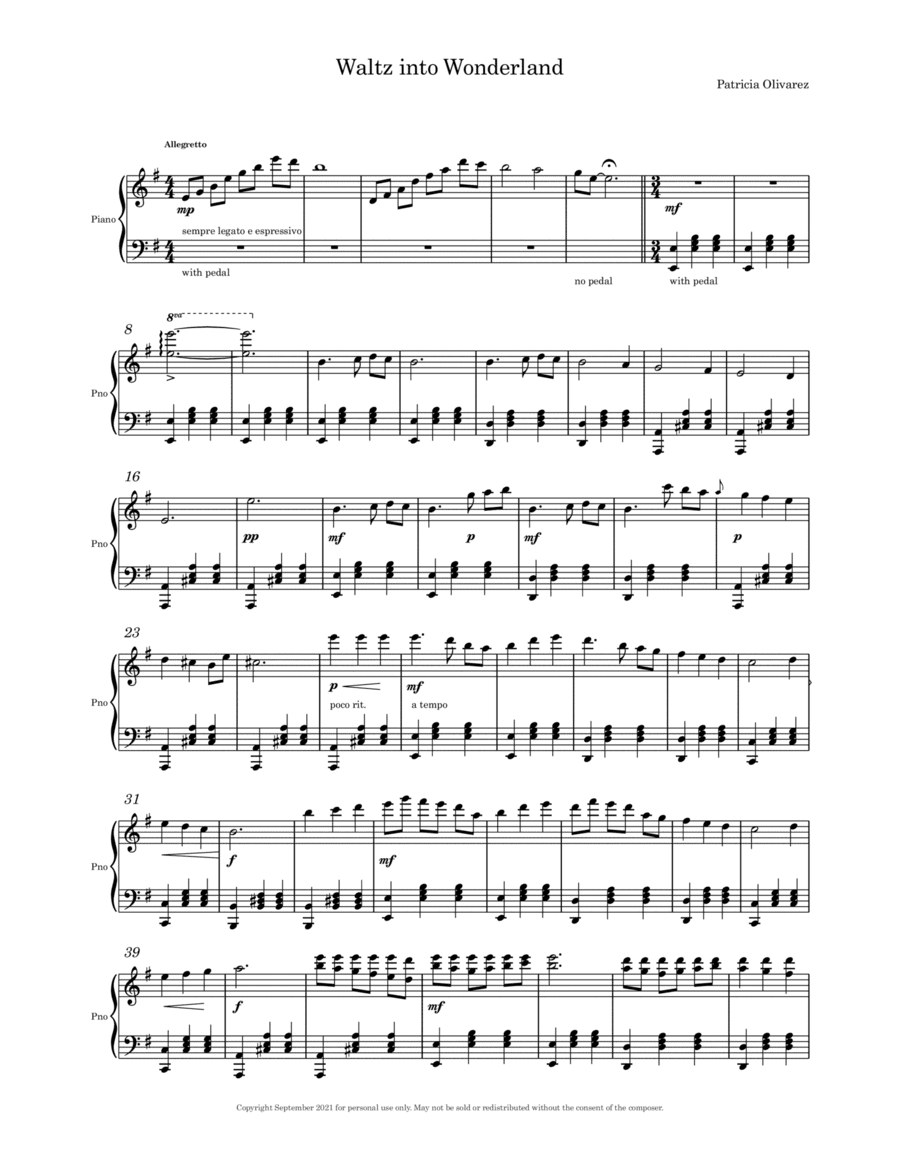 Waltz into Wonderland