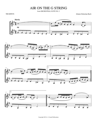 Air on the G String (from Orchestral Suite No. 3) (arr. Mark Phillips)