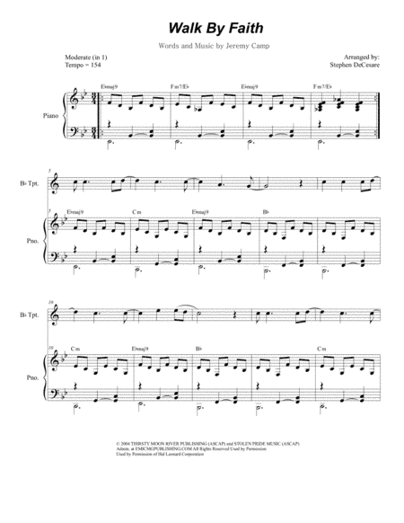 Walk By Faith (arr. Stephen DeCesare)