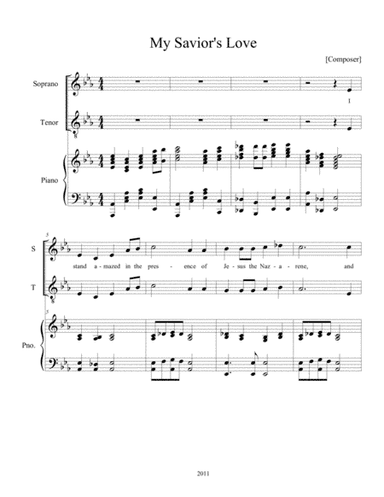 My Savior's Love (arr. Alan Deyton)