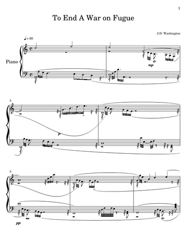 To End A War On Fugue