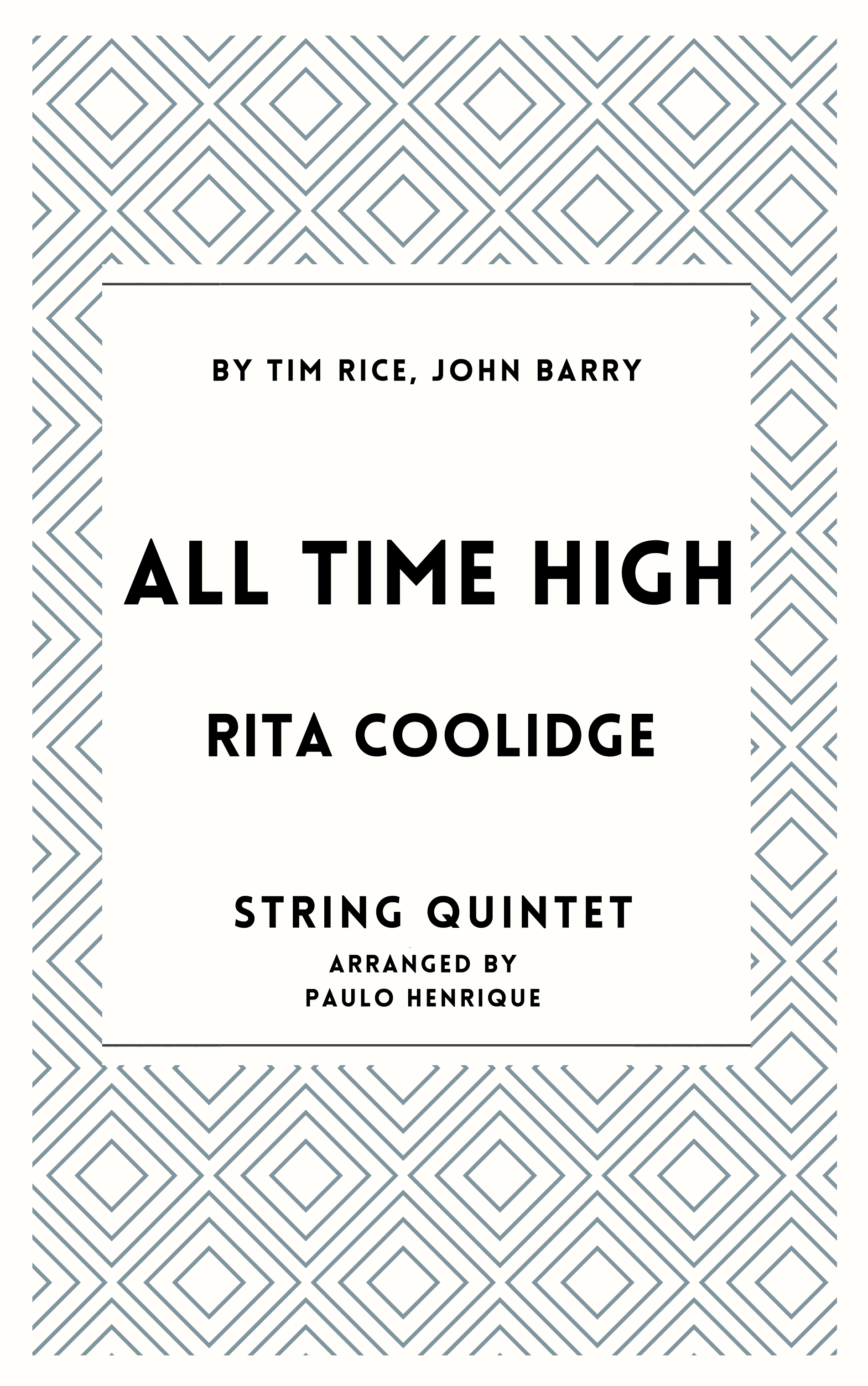 All Time High (arr. Paulo Henrique)