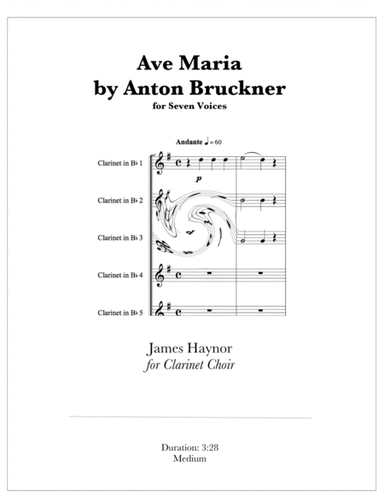 Ave Maria for Seven Voices ( Clarinet Choir ) (arr. James Haynor)