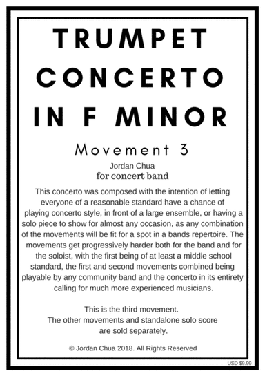 Trumpet Concerto in F minor, Movement 3