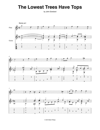 The Lowest Trees Have Tops (arr. Mark Phillips)