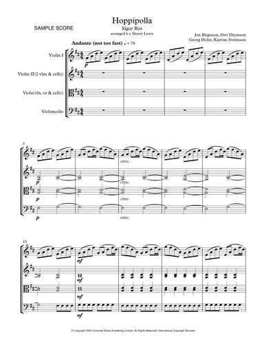 Hoppipolla (arr. Sherry Lewis Publishing)