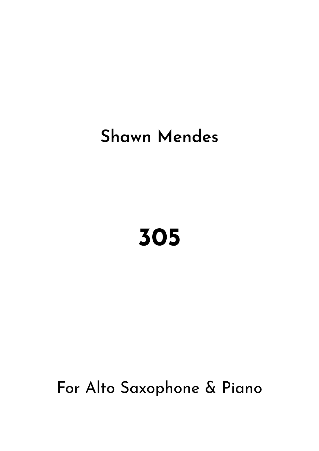 305 (arr. Jireh J.)