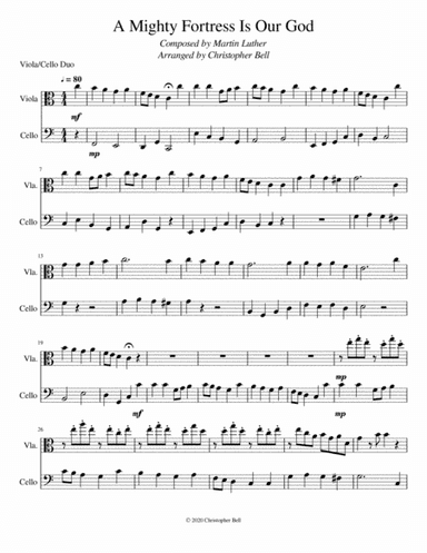 A Mighty Fortress Is Our God - Viola/Cello Duet (arr. Christopher Bell)