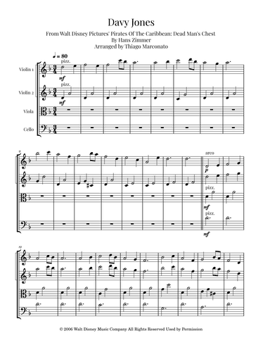 Davy Jones (arr. Thiago Marconato)