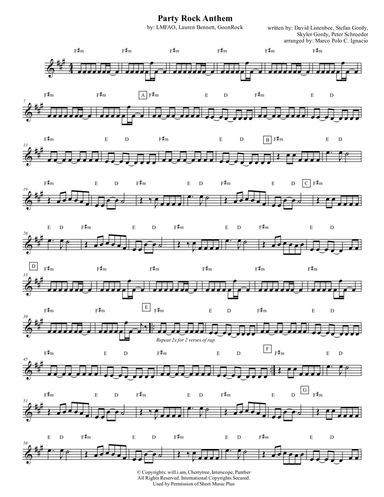 Party Rock Anthem (arr. Marco Polo C. Ignacio)