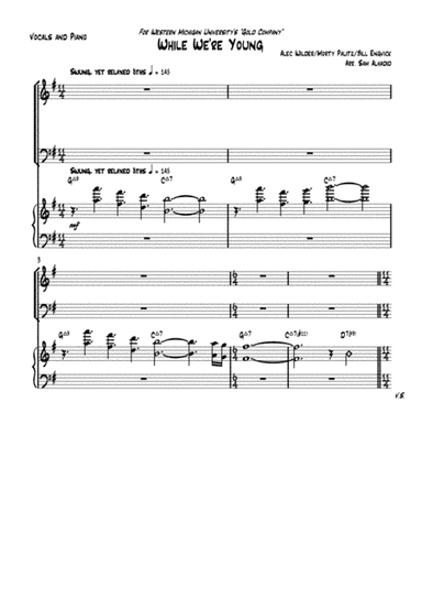 While We're Young (arr. Alhadid Music)