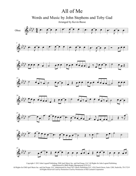 All Of Me (arr. Kevin Busse)