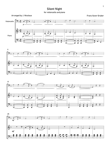 Silent Night (arr. John Nicolaus)
