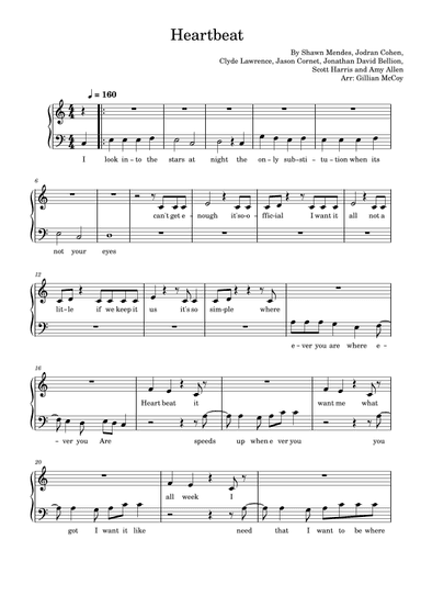 Heartbeat (arr. Gillian McCoy)