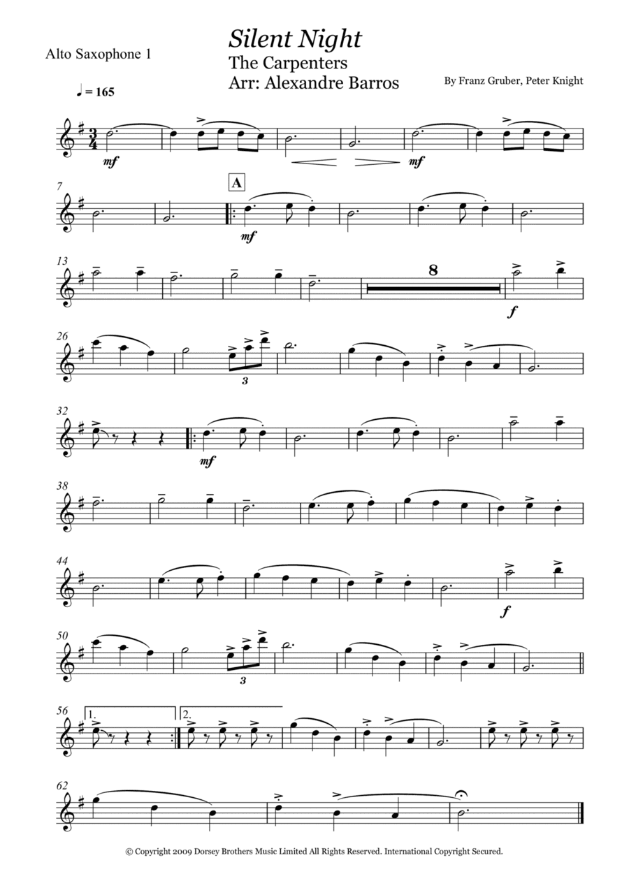 Silent Night (arr. Alexander Carvalh)