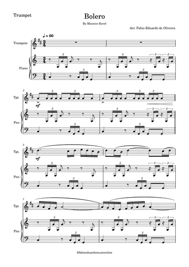 Bolero (Ravel) (arr. Fabio Eduardo de Oliveira)
