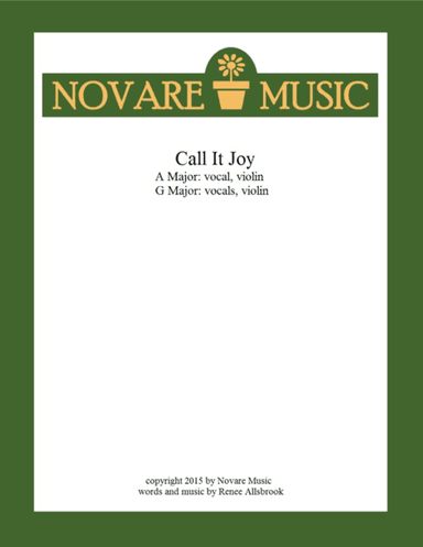 Call It Joy
