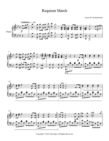 Requiem March (arr. Lilly Piper)
