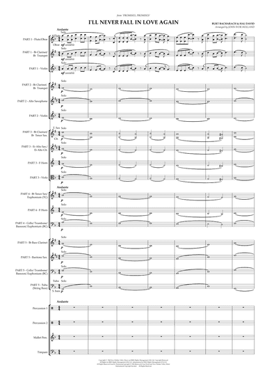 I'll Never Fall In Love Again (arr. John Ivor Holland)