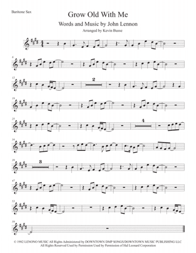 Grow Old With Me (arr. Kevin Busse)