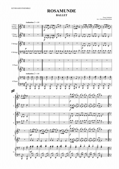 Ballet from Rosamunde (arr. Christian Bennedsen)