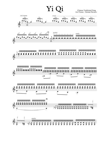 Yi Qi (arr. Hernán Navarro)