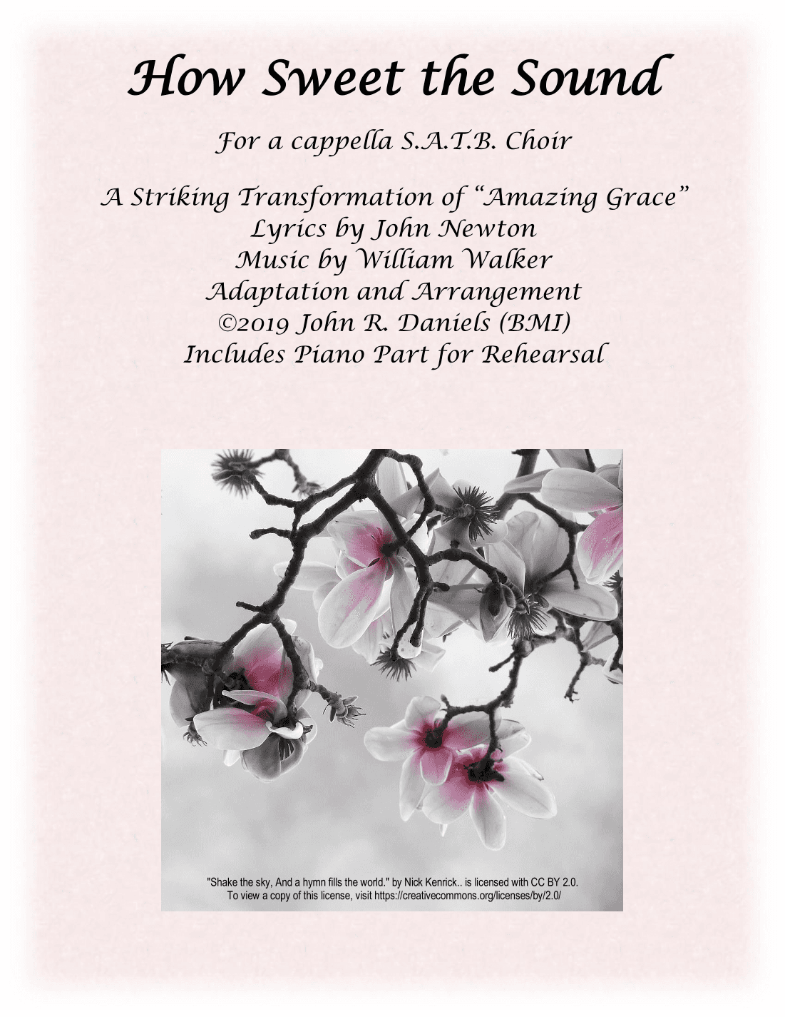 How Sweet the Sound (arr. John R. Daniels)