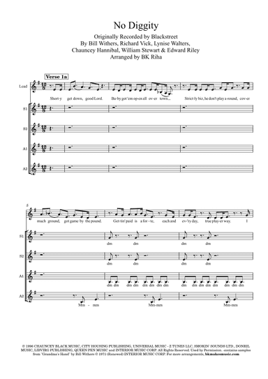 No Diggity (arr. BK Riha / Brandy Kay Riha)