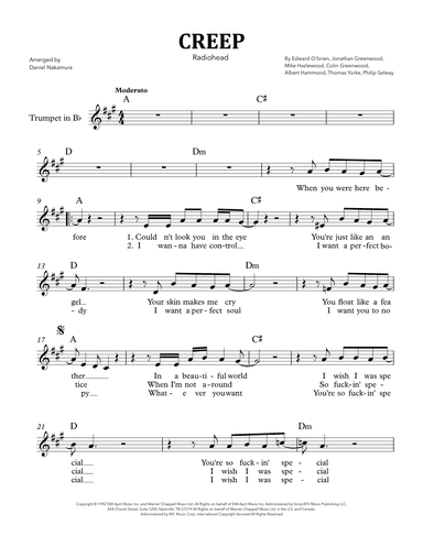 Creep (arr. Daniel Nakamura)