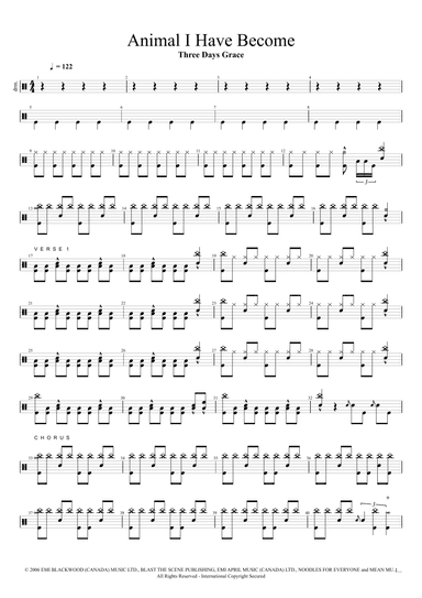 Animal I Have Become (arr. Cyril Mayer)