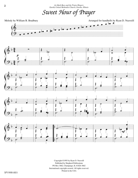 Sweet Hour of Prayer (arr. Ryan D. Neaveill)